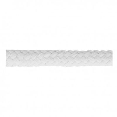 Cordon Tressé tubulaire 11 mm Blanc x1m