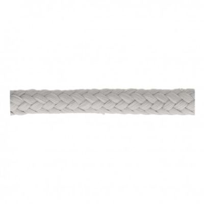 Cordon Tressé tubulaire 11 mm Gris x1m