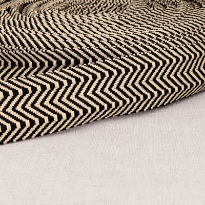 Sangle Double chevrons 38 mm Noir x1m
