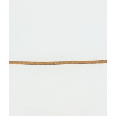 Cordon spaghetti brillant 7 mm Frou-Frou Bronze x1m