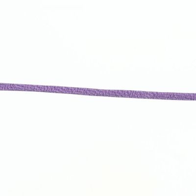 Cordon spaghetti brillant 7 mm Frou-Frou Violet x1m