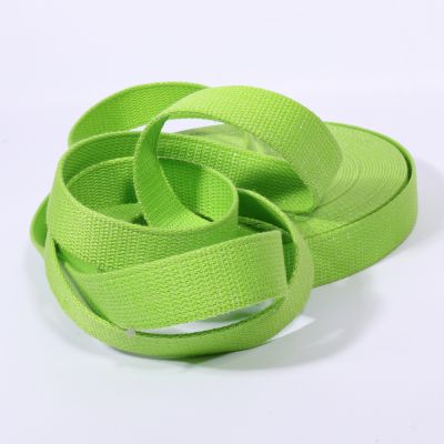 Sangle Coton 30 mm Lurex uni Vert x1m