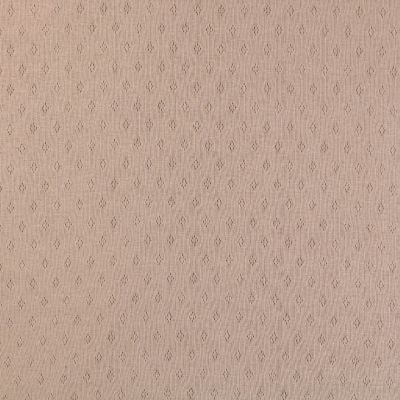 Tissu Jersey Coton ajouré uni Beige - Par 10 cm