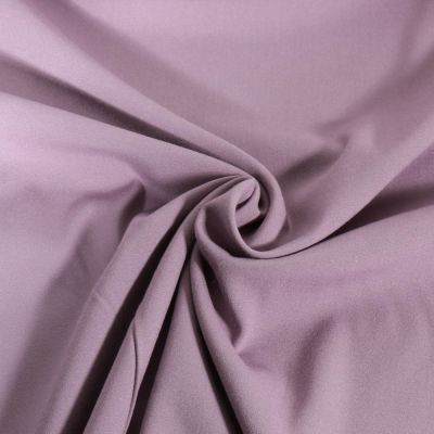 Tissu Viscose Twill extensible uni Parme - Par 10 cm