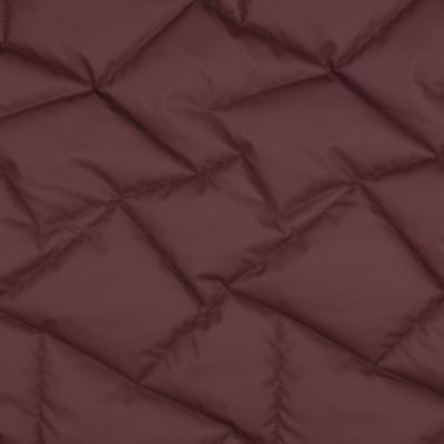 Tissu Doudoune matelassé Boréal uni Aubergine - Par 10 cm