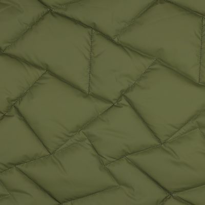 Tissu Doudoune matelassé Boréal uni Vert kaki - Par 10 cm