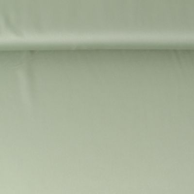 Tissu  Micro Satin mat Joséphine uni  Vert amande - Par 10 cm