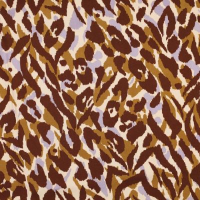 Tissu Viscose extensible Belinda sur fond Beige - Par 10 cm