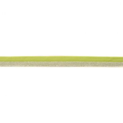 Biais Élastique Plat Lurex 17 mm Citron vert x 1m