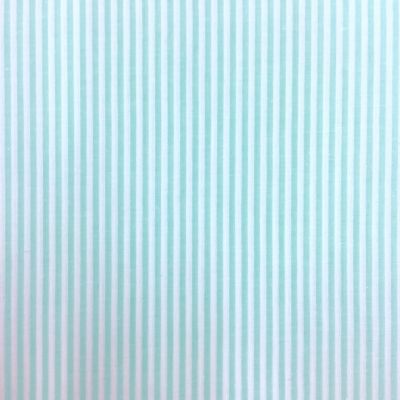 Tissu Vichy Rayures Vert menthe - Par 10 cm