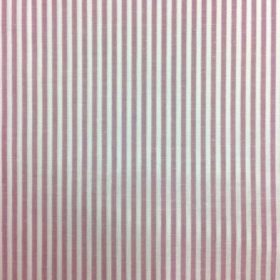 Tissu Vichy Rayures Mauve  - Par 10 cm