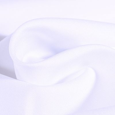 Tissu Burlington Grande largeur uni Blanc - Par 10 cm