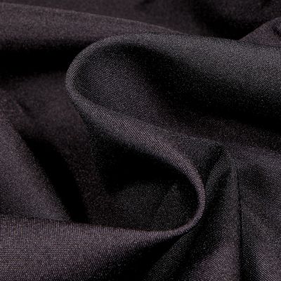 Tissu Burlington Grande largeur uni Noir - Par 10 cm
