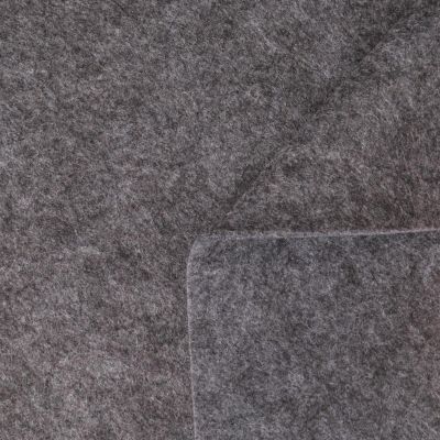 Tissu Feutrine épaisse 90 cm uni Gris - Par 10 cm