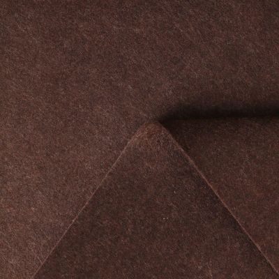Tissu Feutrine épaisse 90 cm uni Marron - Par 10 cm