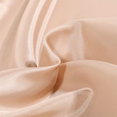 Tissu Doublure Pongé uni Crème - Par 10 cm