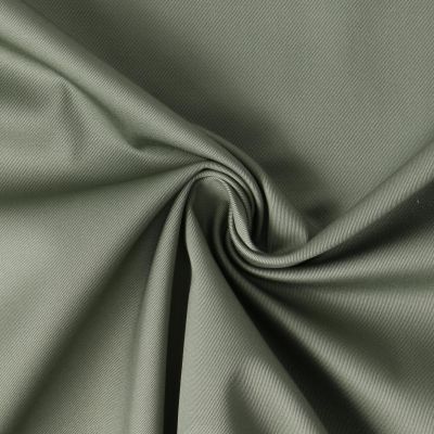 Tissu Gabardine Stretch Vert kaki - Par 10 cm
