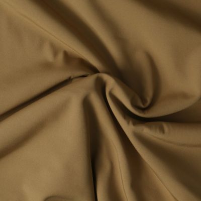Tissu Softshell Freya uni Camel foncé - Par 10 cm
