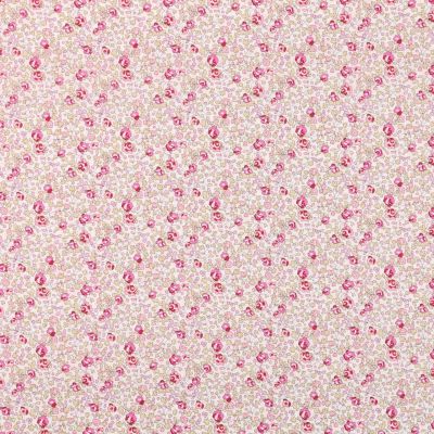 Tissu Liberty of London Eloise Classique Beige et rose - Par 10 cm