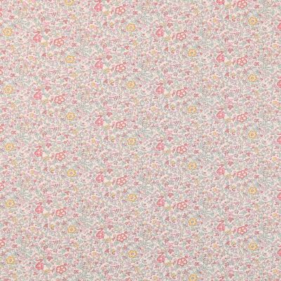 Tissu Liberty of London Katie And Pastel rose, vert et jaune - Par 10 cm