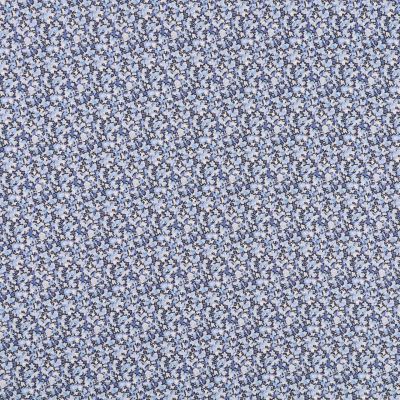 Tissu Liberty of London Pepper Bleu ciel et bleu indigo - Par 10 cm