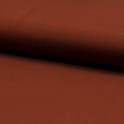 Tissu Viscose Twill uni Brique - Par 10 cm
