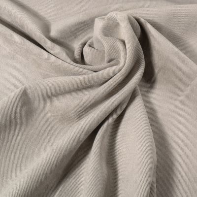 Tissu Velours milleraies uni Vert kaki clair - Par 10 cm