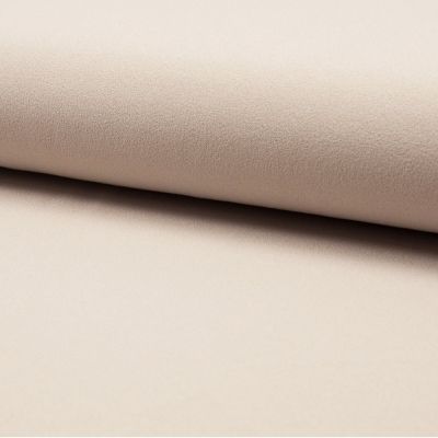 Tissu Crêpe Scuba Uni Beige - Par 10 cm