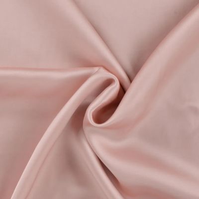 Tissu Satin de Viscose uni Rose nude - Par 10 cm