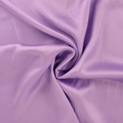 Tissu Satin de Viscose uni Lilas - Par 10 cm