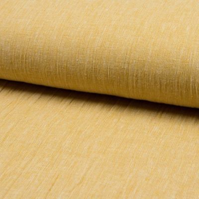 Tissu Lin Coton tissage étamine Ocre - Par 10 cm