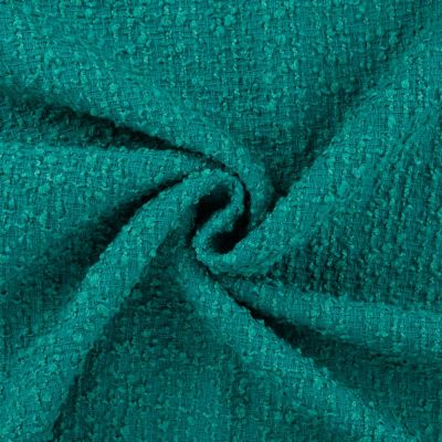 Tissu Bouclette Coco uni Vert émeraude - Par 10 cm