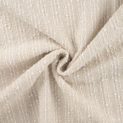 Tissu Bouclette Coco uni Ecru - Par 10 cm
