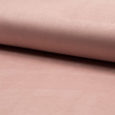Tissu Suédine Scuba uni Rose - Par 10 cm