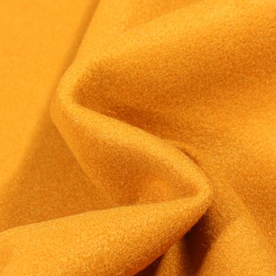 Tissu Drap de manteau Glasgow Jaune - Par 10 cm