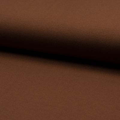 Tissu Bengaline Super stretch uni Marron - Par 10 cm