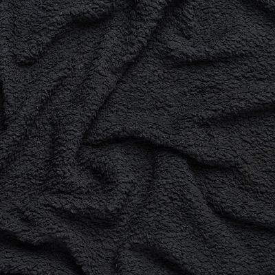 Tissu upcycling Coupon de 2 m Moumoute Noir 