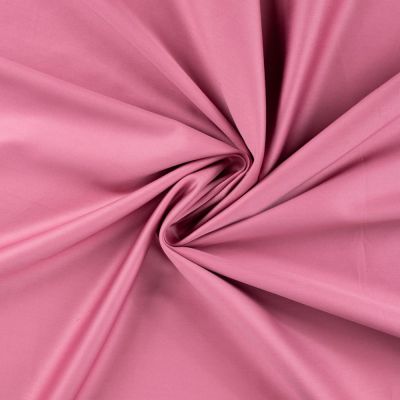 Tissu Coton satiné uni Rose blush - Par 10 cm