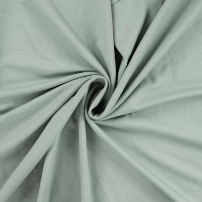 Tissu Jersey Viscose uni Lia Vert menthe - Par 10 cm