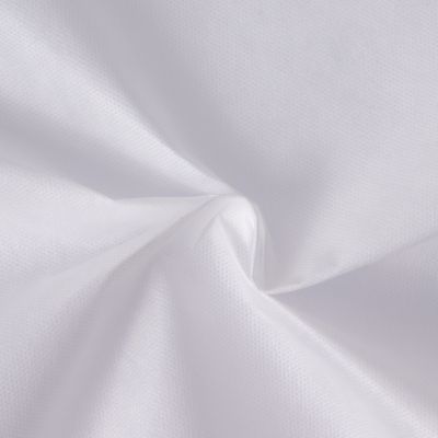 Tissu Fiesta Non tissé déperlant uni Blanc - Par 10 cm