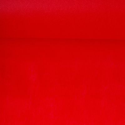 Tissu Fiesta Non tissé déperlant uni Rouge - Par 10 cm