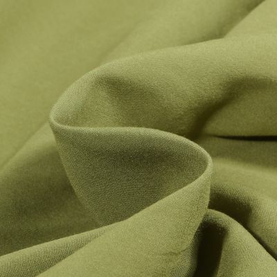 Tissu Viscose stretch uni Vert - Par 10 cm