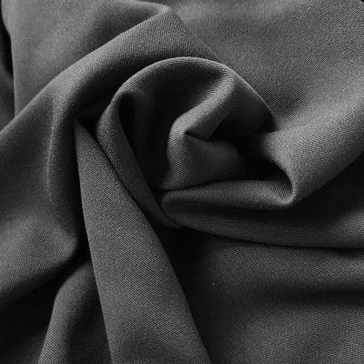 Tissu Viscose Twill satiné Craftine Noir - Par 10 cm