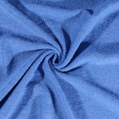 Tissu Eponge Deluxe Bleu - Par 10 cm