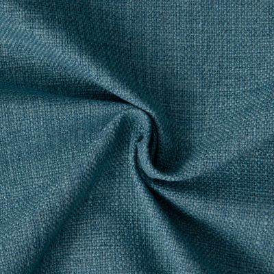 Tissu Toile Polycoton aspect Lin Alix uni Bleu pétrole - Par 10 cm