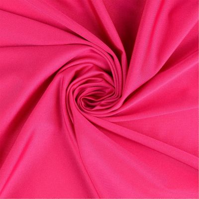 Tissu Lycra brillant uni Rose - Par 10 cm