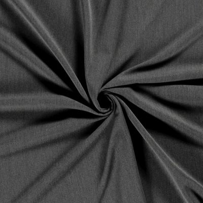 Tissu Gabardine de Viscose extensible Noelia uni Gris - Par 10 cm