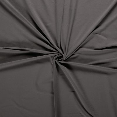 Tissu Sweat léger Soline uni Gris - Par 10 cm