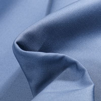 Tissu Coton Sergé uni Bleu cobalt - Par 10 cm