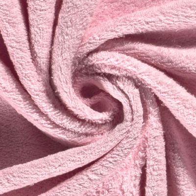 Tissu Eponge légère 340 g/m² uni Rose barbapapa - Par 10 cm